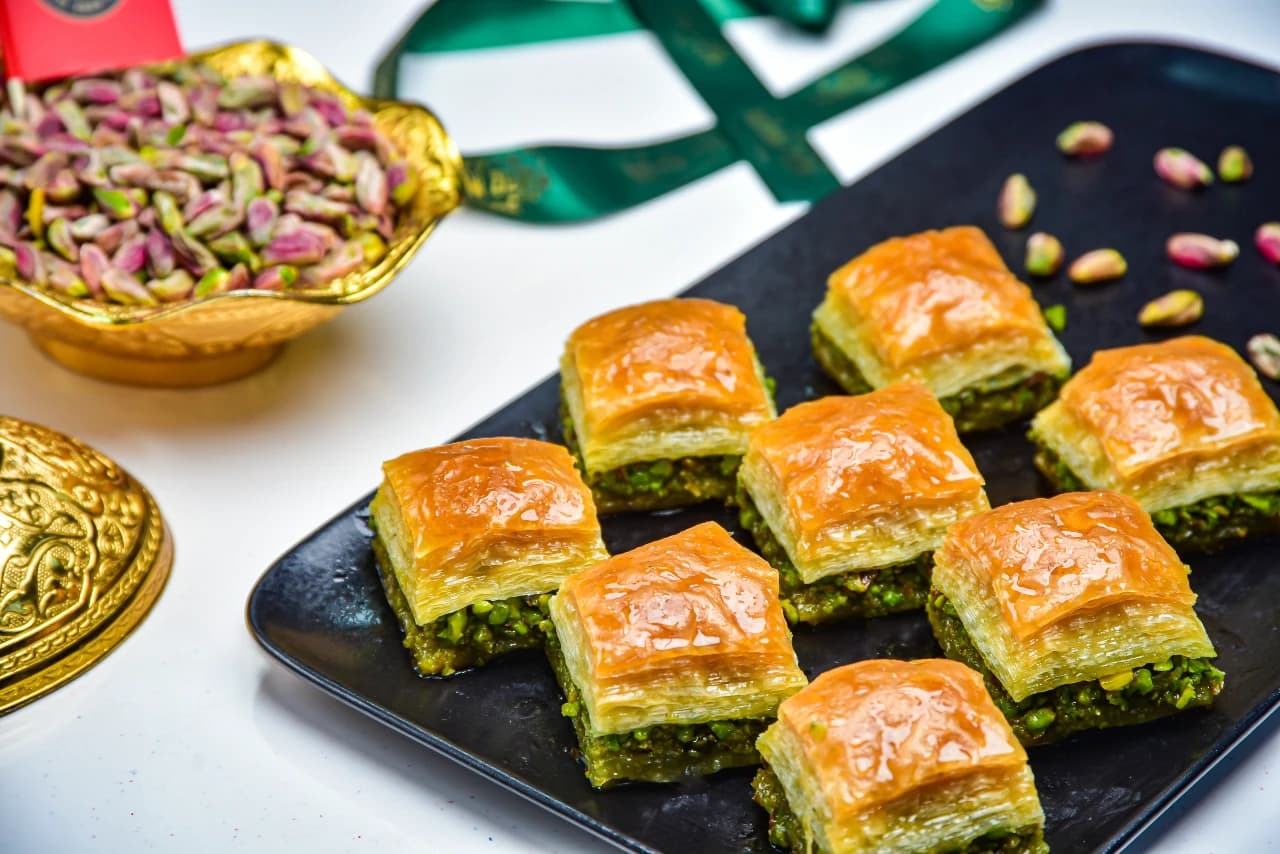 Pistachio Square Baklava