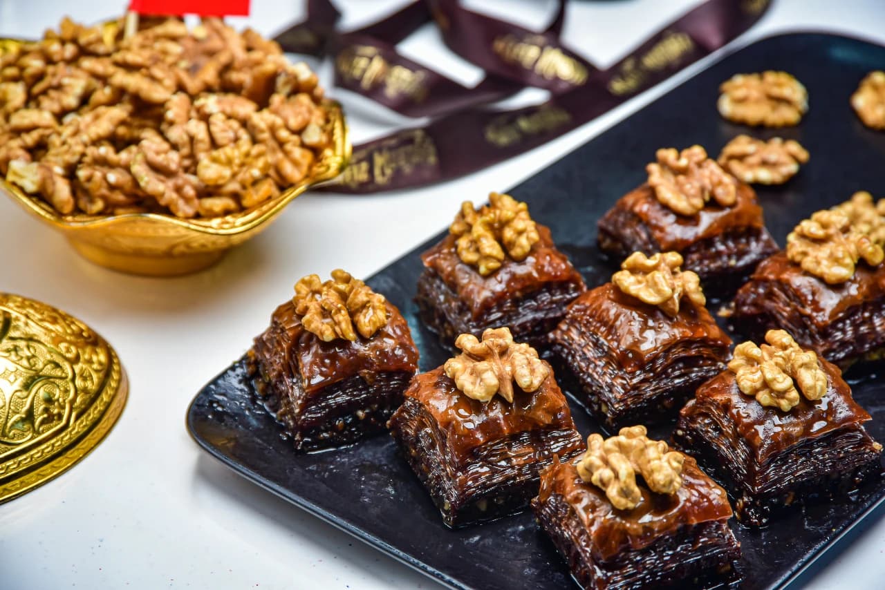 Walnut Chocolate Square Baklava