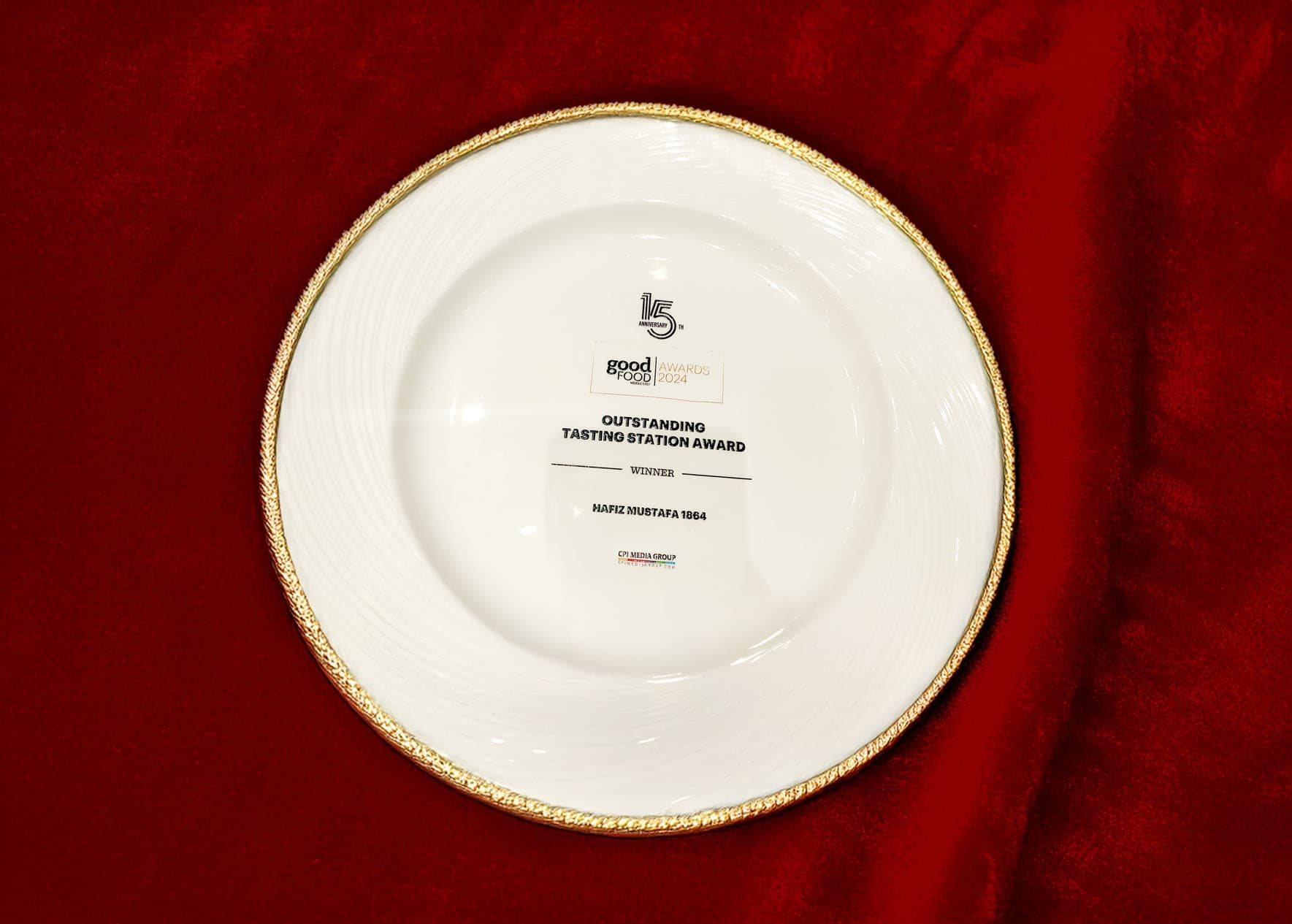 Hafiz Mustafa Receives Tasting Honor at BBC Good Food Middle East Magazine Awards 2024