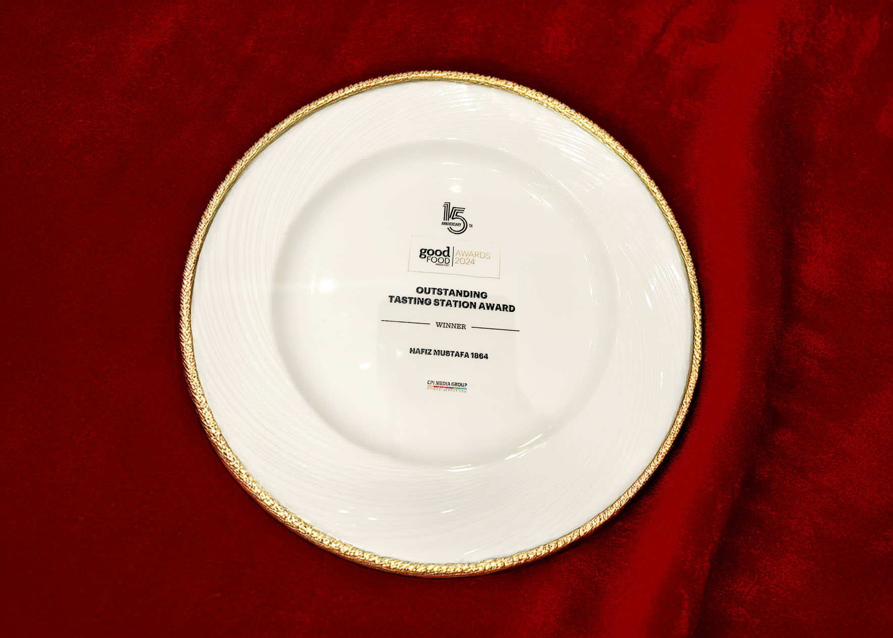 Hafiz Mustafa Receives Tasting Honor at BBC Good Food Middle East Magazine Awards 2024