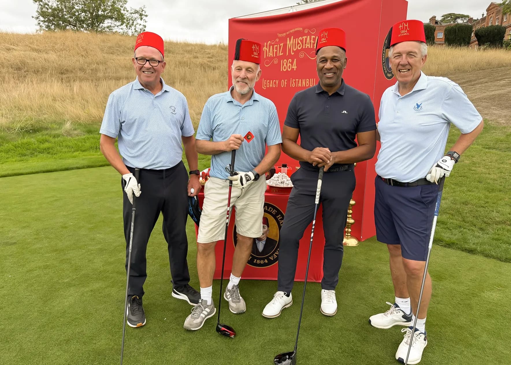 Turkish Airlines World Golf Cup Brings Hafiz Mustafa and Les Ferdinand Together in London